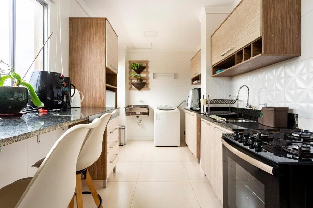 Ap 85M2 , 2Qts Com Suite , Estacionamento, Cozinha Completa , Wi-Fi 500Mb , Jr Catito Brasília Luaran gambar