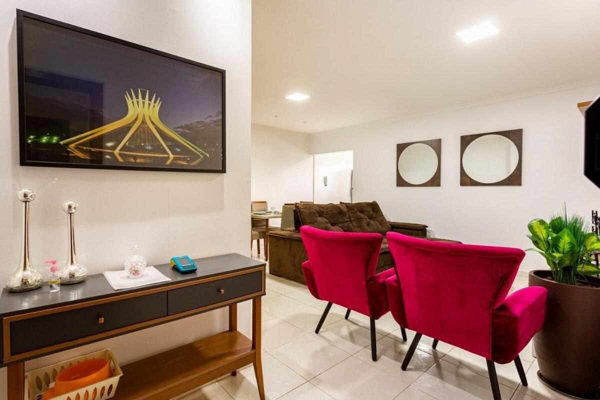Ap 85M2 , 2Qts Com Suite , Estacionamento, Cozinha Completa , Wi-Fi 500Mb , Jr Catito Brasília Luaran gambar